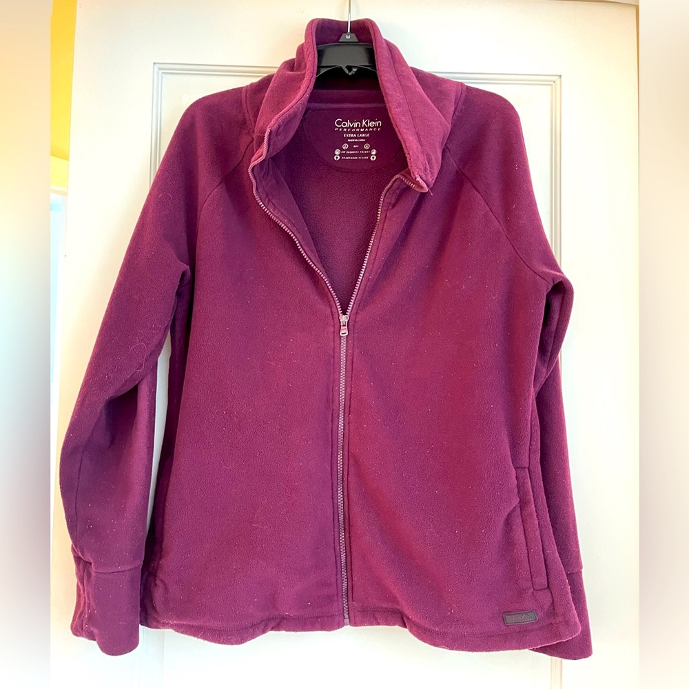 Calvin Klein fleece jacket size XL